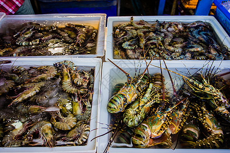 苏梅岛海鲜市场高清图片