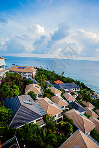 大海风景苏梅岛海景房背景