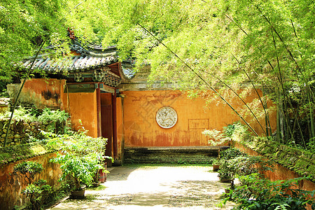 佛教天台宗发源地浙江台州国清寺背景