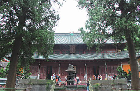 佛教天台宗发源地浙江台州国清寺背景