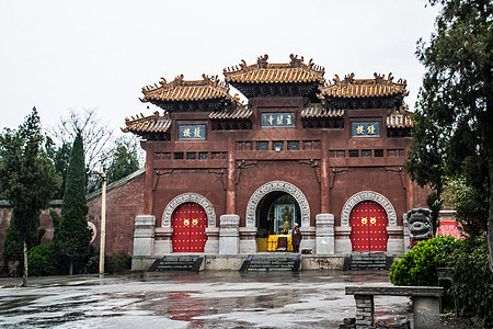 玄奘取经洛阳郊区玄奘寺背景