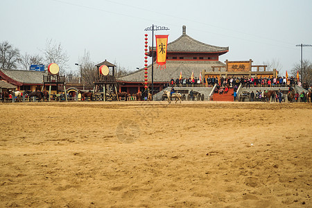 清明上河园风景开封古城清明上河园背景