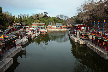 北京颐和园遗迹皇家路高清图片