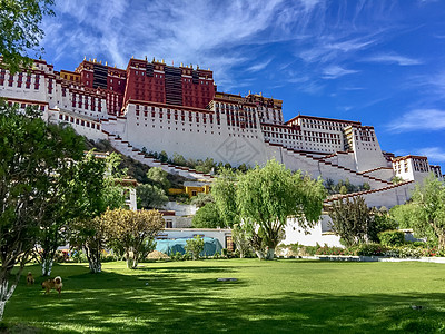 西藏著名旅游景点布达拉宫高清图片