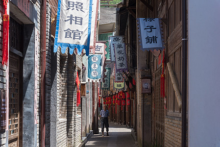 浙江山区的遂昌古镇图片