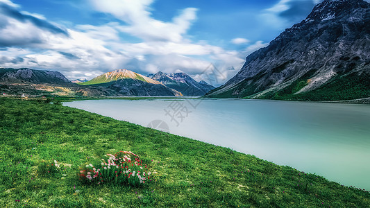 五大连池堰塞湖西藏然乌湖背景