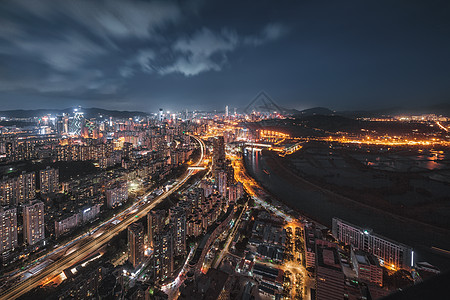 深圳夜色背景图片