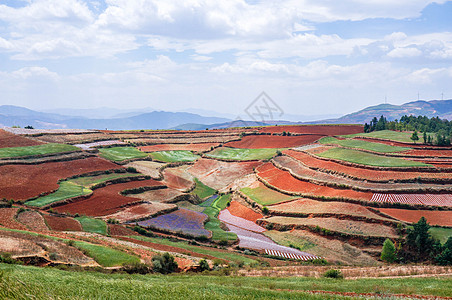 东川红土地自然调色板高清图片