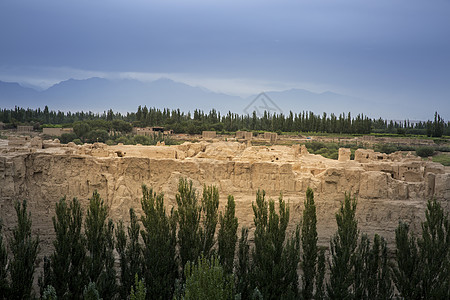 吐鲁番吐峪沟景区高清图片