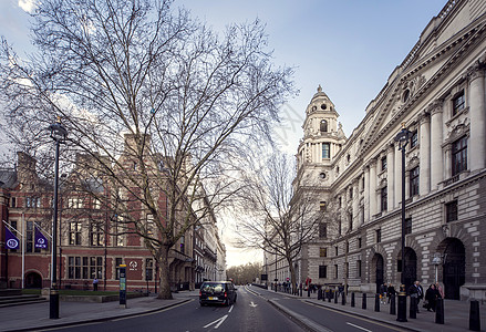 英国汽车伦敦街景背景