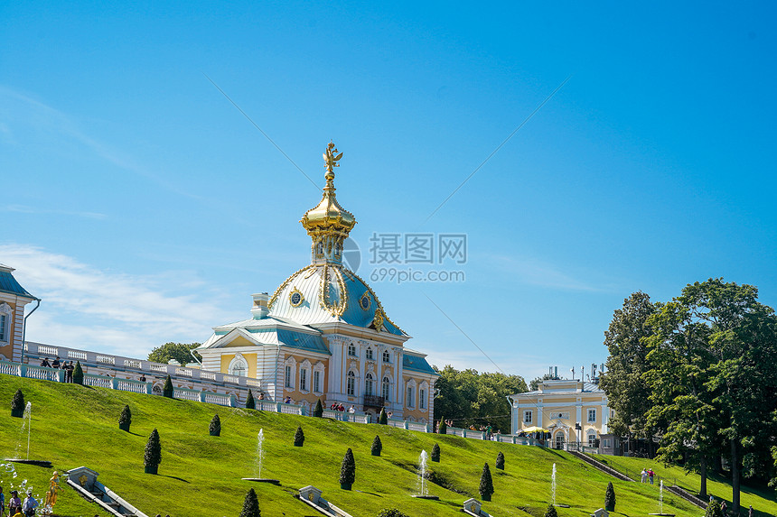 俄罗斯圣彼得堡夏宫图片