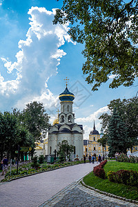 谢尔盖耶夫镇修道院高清图片