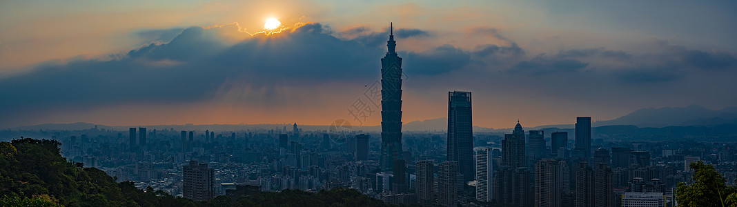 台北101的城市高清图片