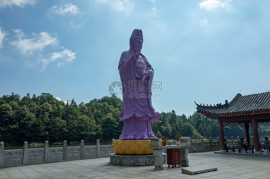 湖北黄梅老祖寺观音像图片