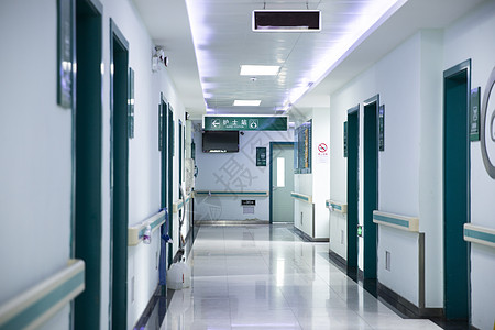 医院内部医院病房走廊背景