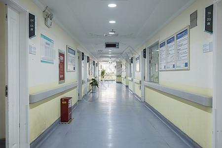 前台大厅医院病房走廊背景