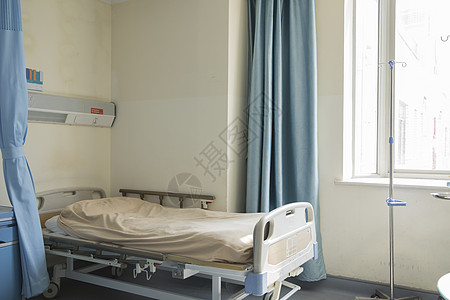 医院病房病床背景图片