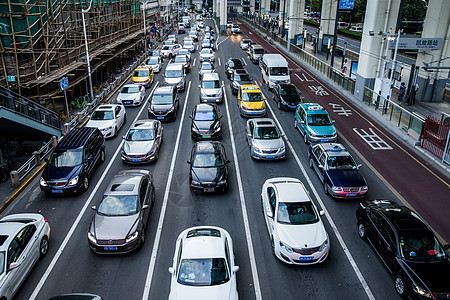 道路交通繁忙背景图片