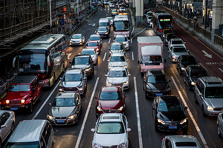 道路交通繁忙背景图片