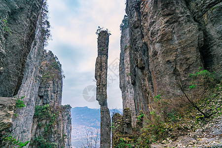 湖北恩施大峡谷景区风光背景图片