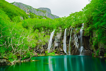 美丽长白山吉林长白山景区自然风光背景