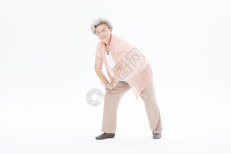 老人锻炼身体老年奶奶锻炼身体背景
