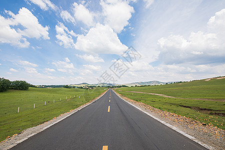 内蒙古自治区赤峰市克什克腾旗乌兰布统自驾公路背景