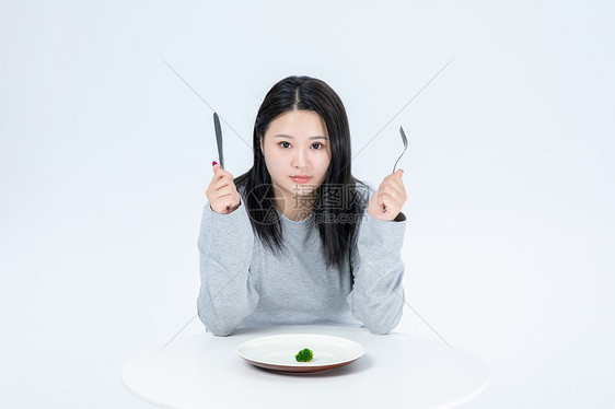 胖女生节食图片