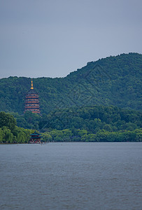 西湖杭州雷峰塔图片
