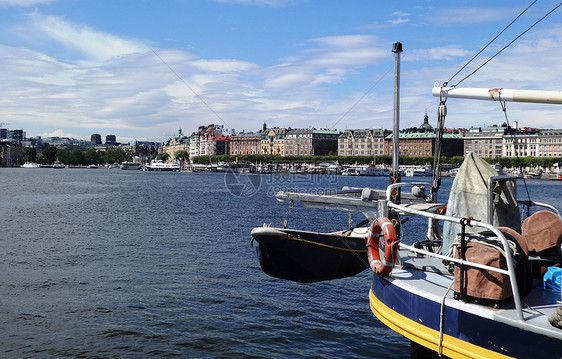 通海的河湾斯德哥尔摩城市风光图片