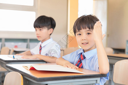 小学生形象小学生校服高清图片