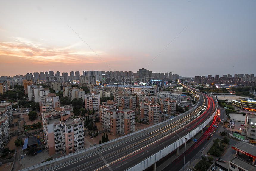 现代城市大连夜景图片