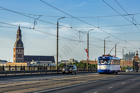 拉脱维亚首都里加城市风光图片