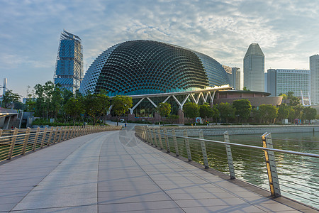 城市活力新加坡滨海艺术中心背景