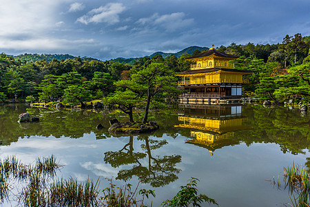 日本京都金阁寺图片