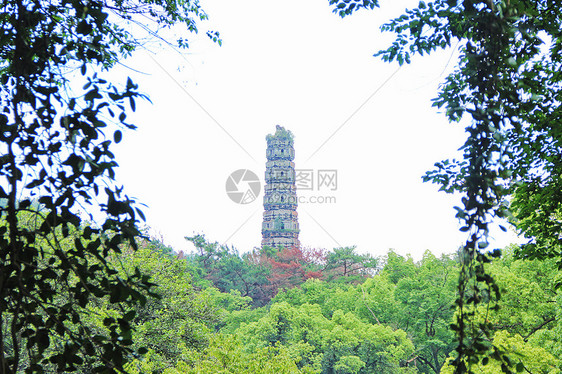 台州国清寺古塔图片