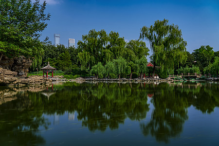 日坛公园的美景高清图片