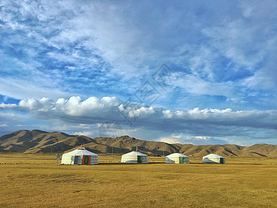 壮阔的内蒙古秋季大草原风光图片