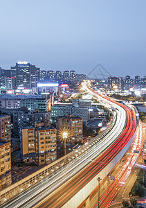 现代城市夜景背景图片