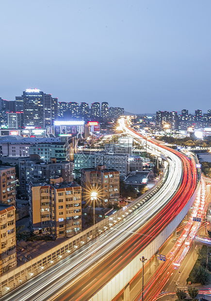 现代城市夜景图片