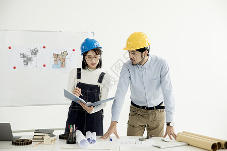 工程师和助理背景图片