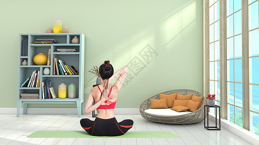 灵活室内瑜伽设计图片
