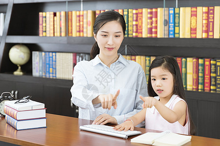 老师和学生智能学习高清图片