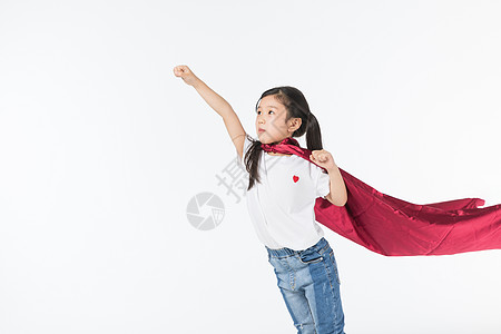 儿童飞翔飞翔的女孩高清图片