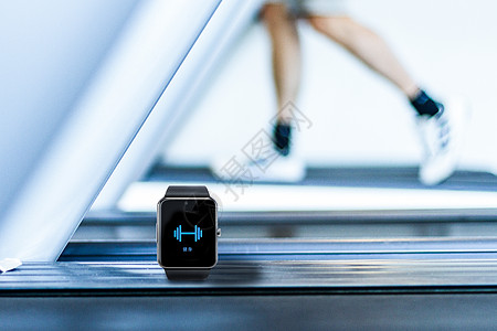 智能健身跑步心率高清图片