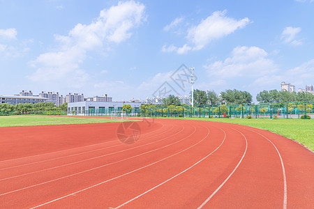 校园跑道大学操场跑道背景