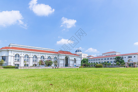 上海外国语大学教学楼教育高清图片素材