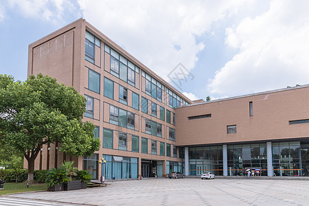 上海建筑大学教学楼背景