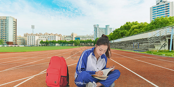 新学期校园场景图片