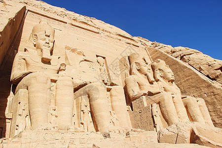 埃及阿斯旺阿布辛贝神庙高清图片